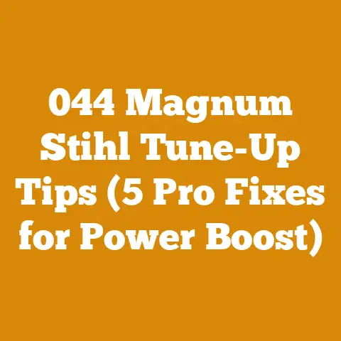 044 Magnum Stihl Tune-Up Tips (5 Pro Fixes for Power Boost)