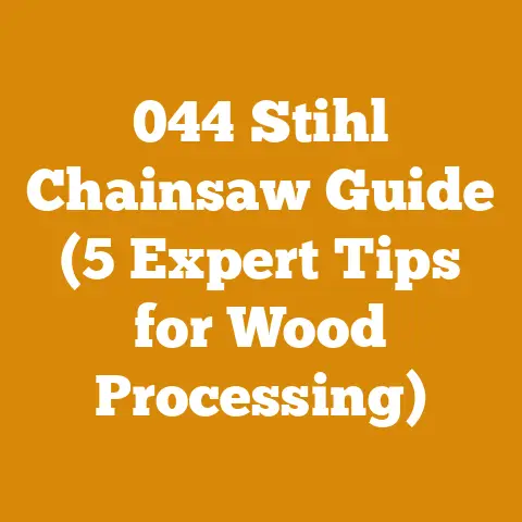 044 Stihl Chainsaw Guide (5 Expert Tips for Wood Processing)
