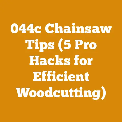 044c Chainsaw Tips (5 Pro Hacks for Efficient Woodcutting)