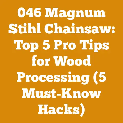 046 Magnum Stihl Chainsaw: Top 5 Pro Tips for Wood Processing (5 Must-Know Hacks)
