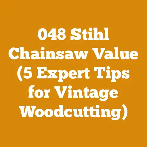 048 Stihl Chainsaw Value (5 Expert Tips for Vintage Woodcutting)