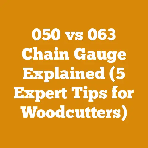 050 vs 063 Chain Gauge Explained (5 Expert Tips for Woodcutters)