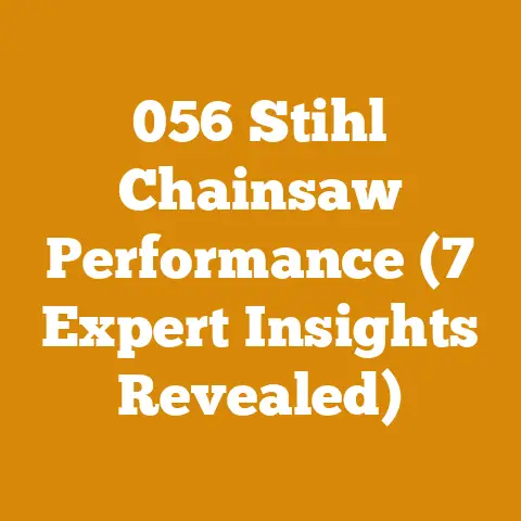 056 Stihl Chainsaw Performance (7 Expert Insights Revealed)