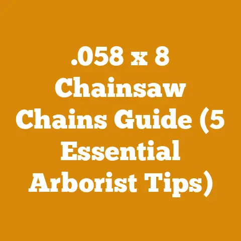 .058 x 8 Chainsaw Chains Guide (5 Essential Arborist Tips)