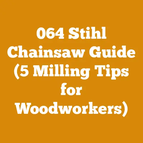 064 Stihl Chainsaw Guide (5 Milling Tips for Woodworkers)