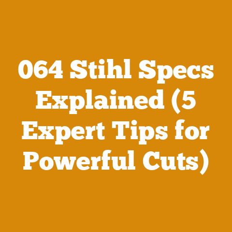 064 Stihl Specs Explained (5 Expert Tips for Powerful Cuts)