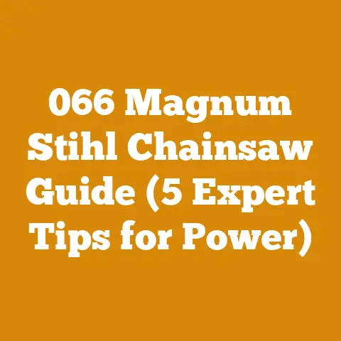 066 Magnum Stihl Chainsaw Guide (5 Expert Tips for Power)