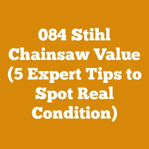 084 Stihl Chainsaw Value (5 Expert Tips to Spot Real Condition)