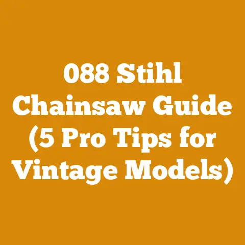 088 Stihl Chainsaw Guide (5 Pro Tips for Vintage Models)