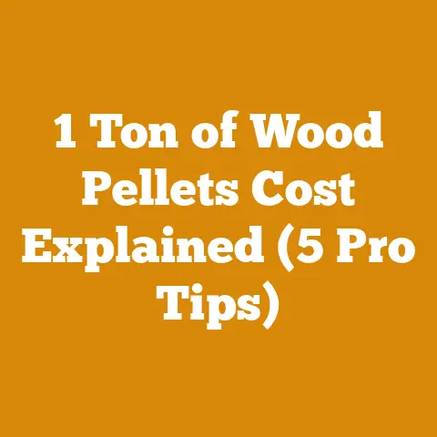 1 Ton of Wood Pellets Cost Explained (5 Pro Tips)