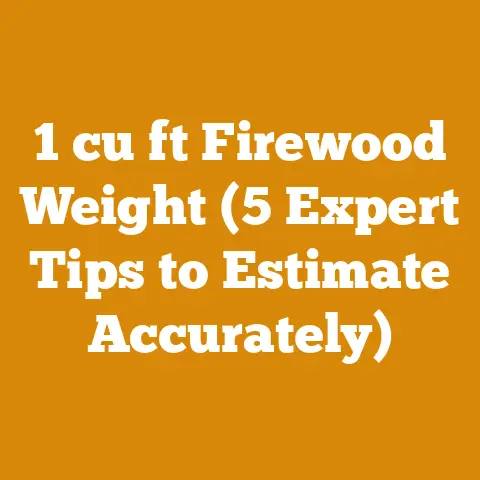 1 cu ft Firewood Weight (5 Expert Tips to Estimate Accurately)