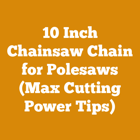 10 Inch Chainsaw Chain for Polesaws (Max Cutting Power Tips)