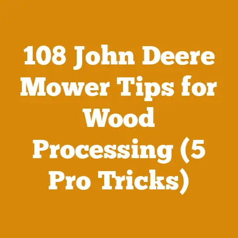 108 John Deere Mower Tips for Wood Processing (5 Pro Tricks)