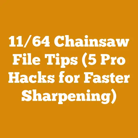 11/64 Chainsaw File Tips (5 Pro Hacks for Faster Sharpening)