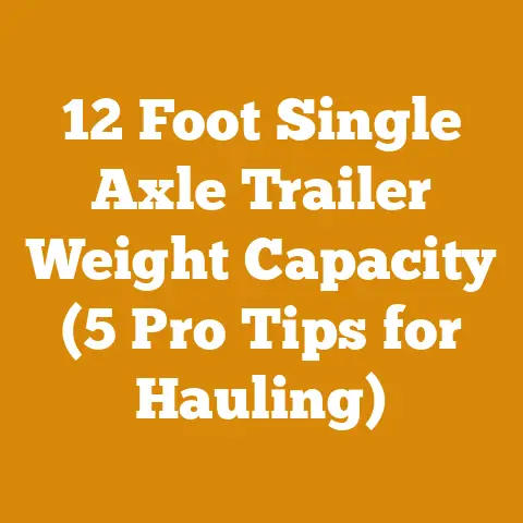 12 Foot Single Axle Trailer Weight Capacity (5 Pro Tips for Hauling)