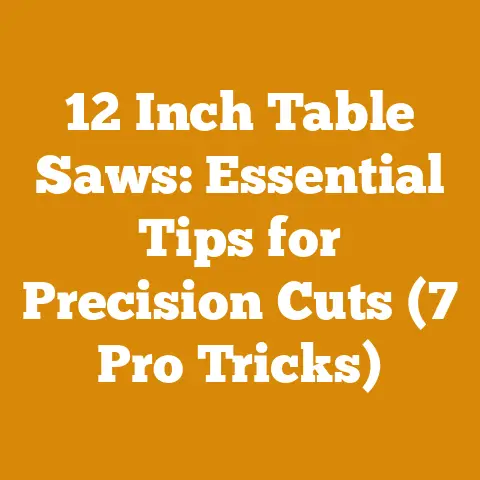 12 Inch Table Saws: Essential Tips for Precision Cuts (7 Pro Tricks)