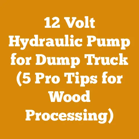 12 Volt Hydraulic Pump for Dump Truck (5 Pro Tips for Wood Processing)