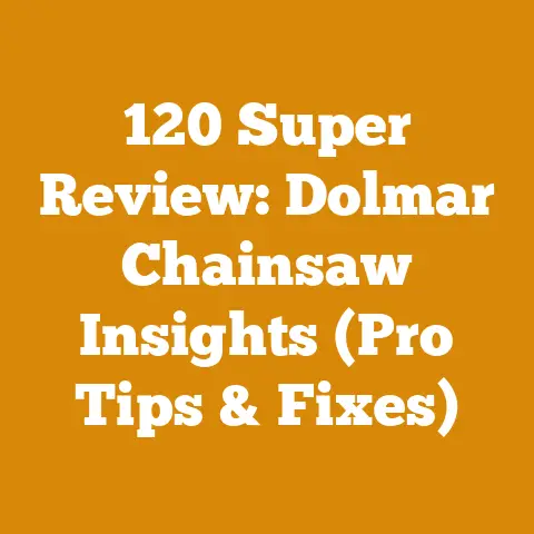 120 Super Review: Dolmar Chainsaw Insights (Pro Tips & Fixes)