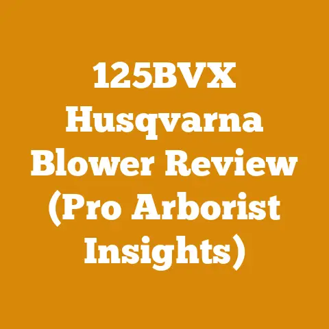 125BVX Husqvarna Blower Review (Pro Arborist Insights)
