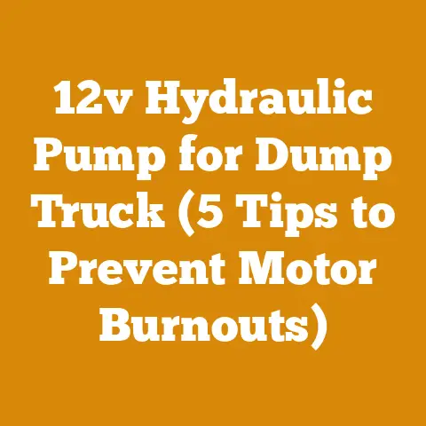 12v Hydraulic Pump for Dump Truck (5 Tips to Prevent Motor Burnouts)
