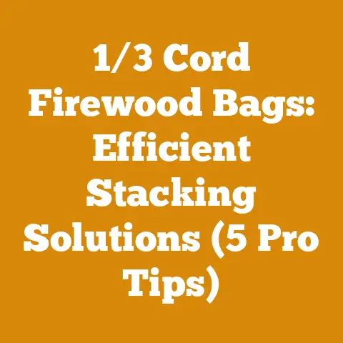 1/3 Cord Firewood Bags: Efficient Stacking Solutions (5 Pro Tips)