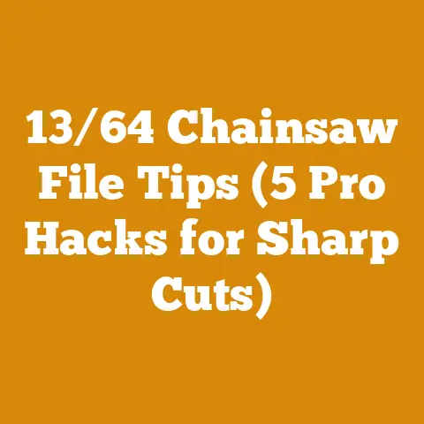 13/64 Chainsaw File Tips (5 Pro Hacks for Sharp Cuts)