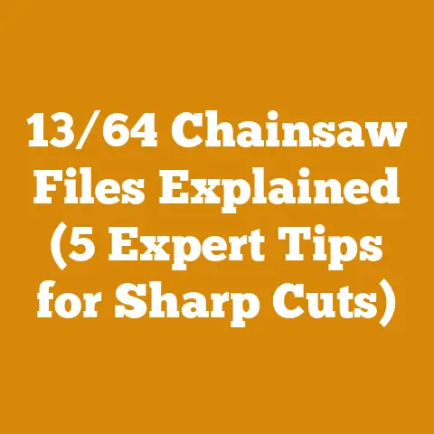 13/64 Chainsaw Files Explained (5 Expert Tips for Sharp Cuts)
