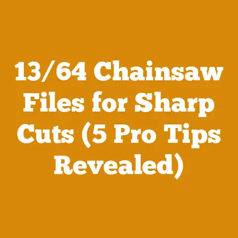 13/64 Chainsaw Files for Sharp Cuts (5 Pro Tips Revealed)