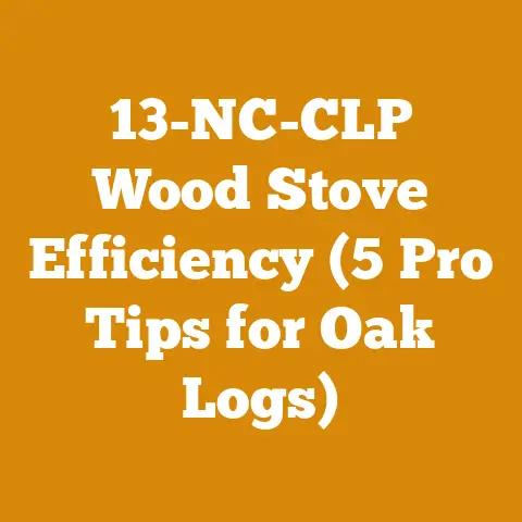 13-NC-CLP Wood Stove Efficiency (5 Pro Tips for Oak Logs)