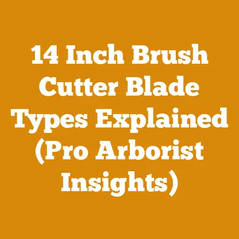 14 Inch Brush Cutter Blade Types Explained (Pro Arborist Insights)