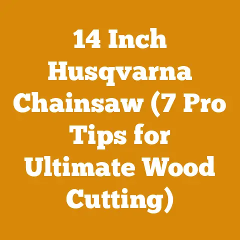 14 Inch Husqvarna Chainsaw (7 Pro Tips for Ultimate Wood Cutting)