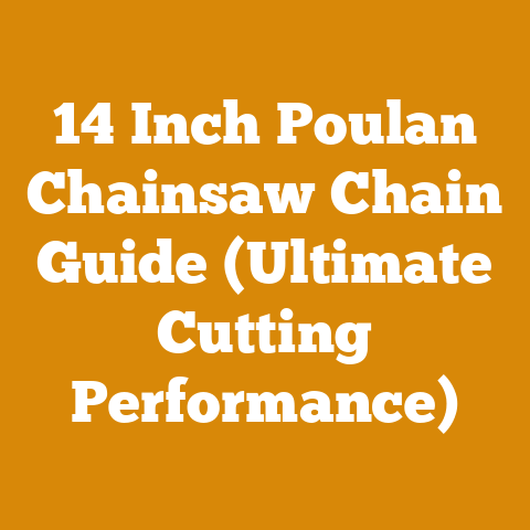 14 Inch Poulan Chainsaw Chain Guide (Ultimate Cutting Performance)