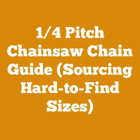 1/4 Pitch Chainsaw Chain Guide (Sourcing Hard-to-Find Sizes)