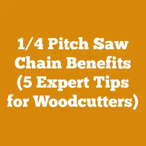1/4 Pitch Saw Chain Benefits (5 Expert Tips for Woodcutters)
