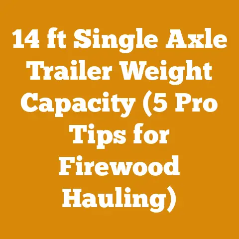 14 ft Single Axle Trailer Weight Capacity (5 Pro Tips for Firewood Hauling)