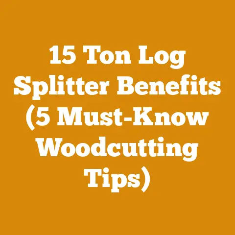 15 Ton Log Splitter Benefits (5 Must-Know Woodcutting Tips)