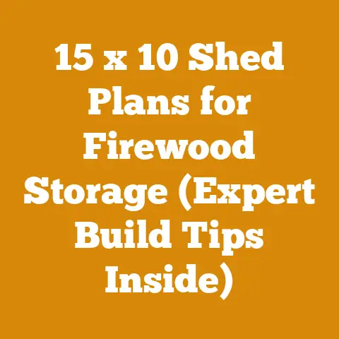 15 x 10 Shed Plans for Firewood Storage (Expert Build Tips Inside)