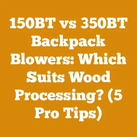 150BT vs 350BT Backpack Blowers: Which Suits Wood Processing? (5 Pro Tips)