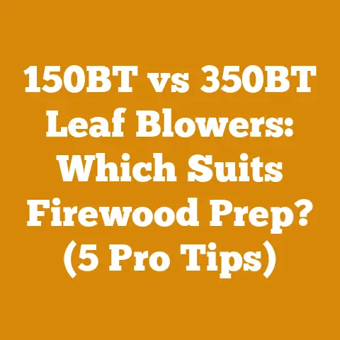 150BT vs 350BT Leaf Blowers: Which Suits Firewood Prep? (5 Pro Tips)