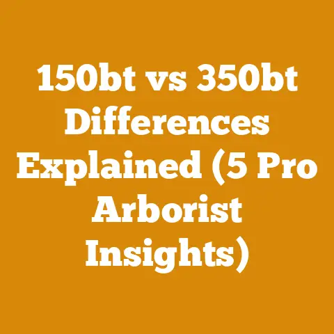 150bt vs 350bt Differences Explained (5 Pro Arborist Insights)