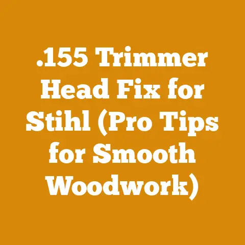 .155 Trimmer Head Fix for Stihl (Pro Tips for Smooth Woodwork)