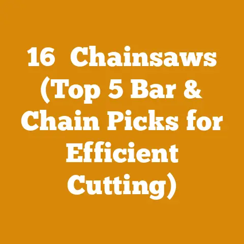 16″ Chainsaws (Top 5 Bar & Chain Picks for Efficient Cutting)