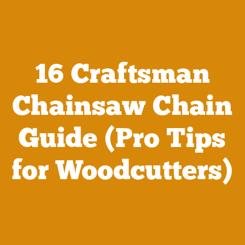 16 Craftsman Chainsaw Chain Guide (Pro Tips for Woodcutters)