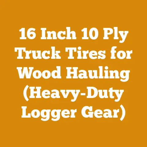 16 Inch 10 Ply Truck Tires for Wood Hauling (Heavy-Duty Logger Gear)