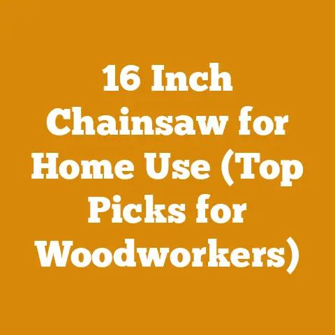 16 Inch Chainsaw for Home Use (Top Picks for Woodworkers)