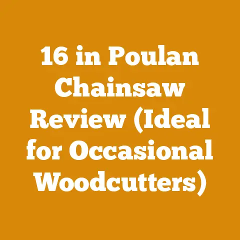 16 in Poulan Chainsaw Review (Ideal for Occasional Woodcutters)