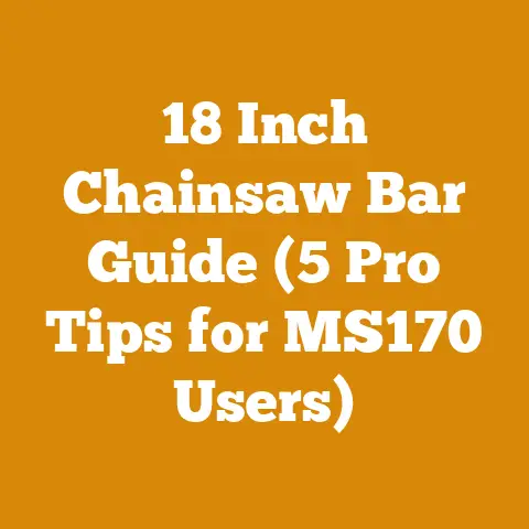 18 Inch Chainsaw Bar Guide (5 Pro Tips for MS170 Users)