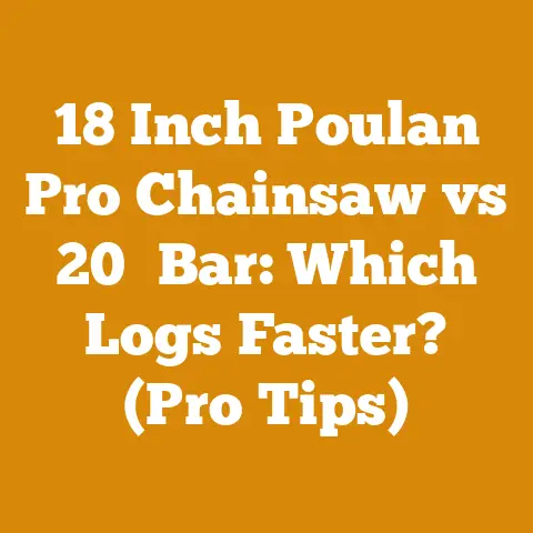 18 Inch Poulan Pro Chainsaw vs 20″ Bar: Which Logs Faster? (Pro Tips)