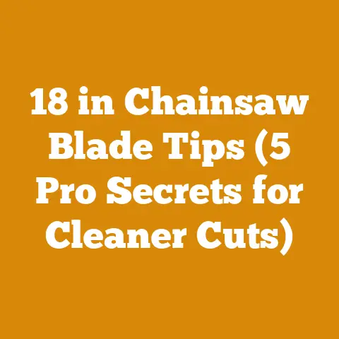 18 in Chainsaw Blade Tips (5 Pro Secrets for Cleaner Cuts)