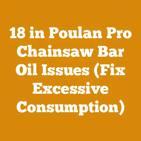 18 in Poulan Pro Chainsaw Bar Oil Issues (Fix Excessive Consumption)